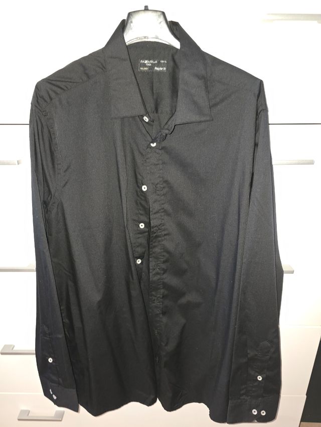 Camicia nera Piazza Italia Uomo XL