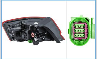 Fanale posteriore Audi A3 8V Destro