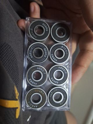 Rodamientos ABEC-7 608RS para skate (8 unidades)