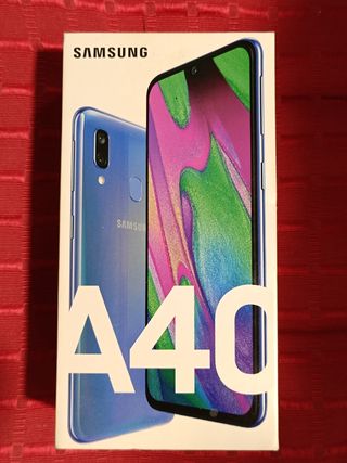 Caja Samsung A40 Azul
