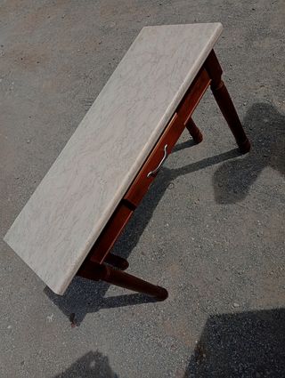 Mesa extensible de madera