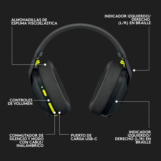 Logitech G435 Auriculares Inalámbricos Gaming