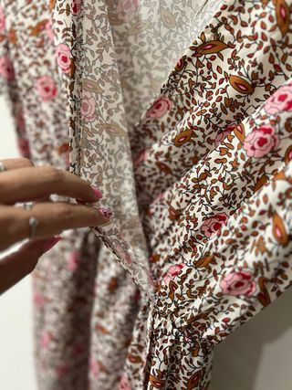 Vestido Midi Estampado Flores