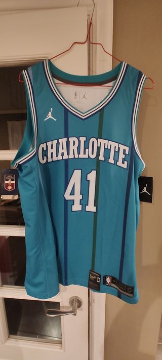 Camiseta NBA Jordan Hornets #41 Hernangómez Jordan