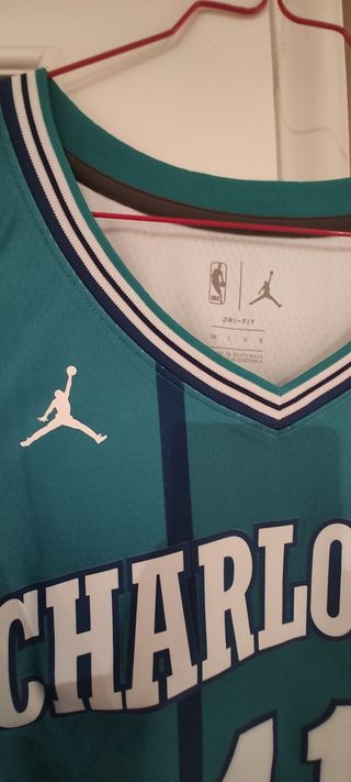Camiseta NBA Jordan Hornets #41 Hernangómez Jordan
