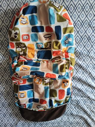 Saco de bebé estampado Paul Frank. Carro Bugaboo