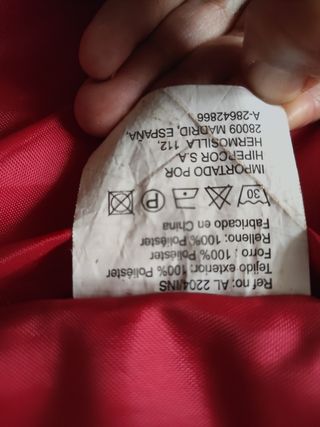 Saco de bebé rojo DOMBI