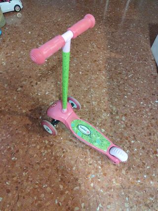 Patinete infantil 3 ruedas rosa