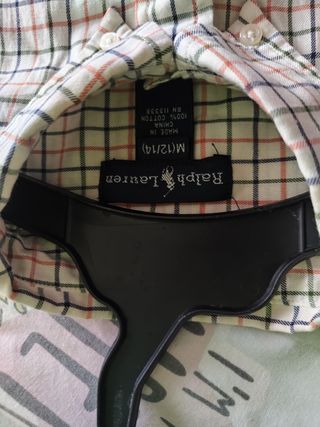 Camisa Ralph Lauren y Benetton para adolescente.