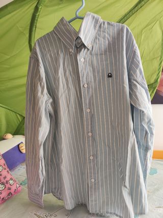 Camisa Ralph Lauren y Benetton para adolescente.
