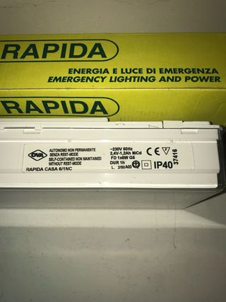 Lampada di emergenza N. RAPIDA IP40
