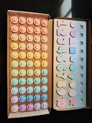 Juego matemático de madera. Mundo Diver