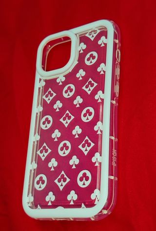 Funda iPhone 14 transparente con Diseño de Naipes
