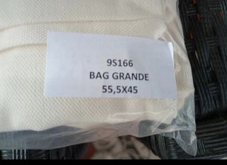 Borse in tessuto beige