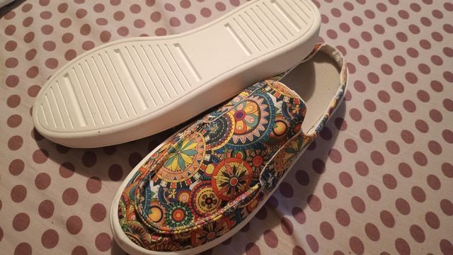 Mules donna fantasia colorata mandala