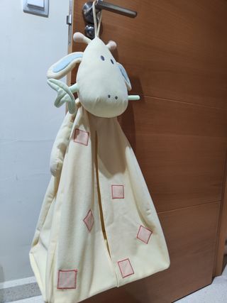 Colgadores de tela para bebé con nubes y estrellas