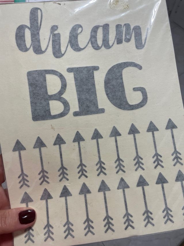 Vinilo decorativo Dream Big