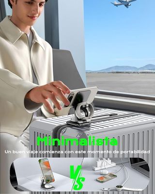 KU XIU Cargador Inalámbrico 3en1 15W plegable