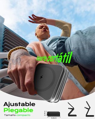 KU XIU Cargador Inalámbrico 3en1 15W plegable