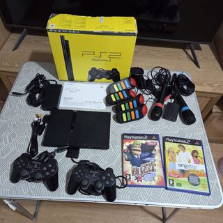 PlayStation 2 Slim PS2 Lote Completo
