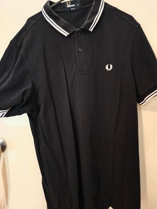 Polo Fred Perry Negro Talla M #vintage #adidas
