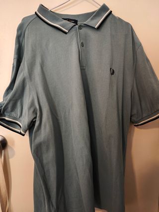 Polo Fred Perry Turquesa Talla L