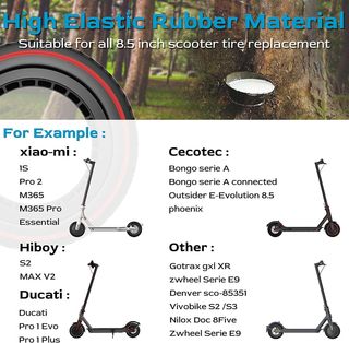 Rueda maciza 8.5×2 para patinete xiaomi