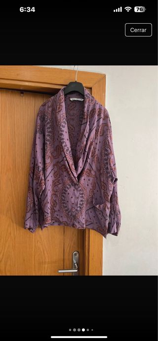 Conjunto Zara estampado