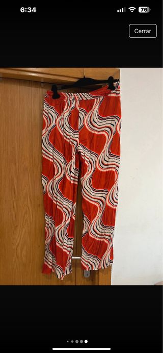 Conjunto Zara Estampado Ondas