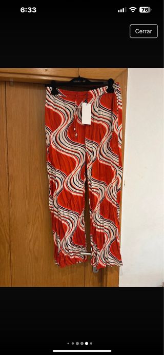 Conjunto Zara Estampado Ondas
