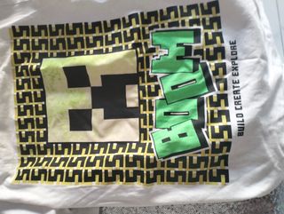 Maglietta Minecraft ragazzo manica corta