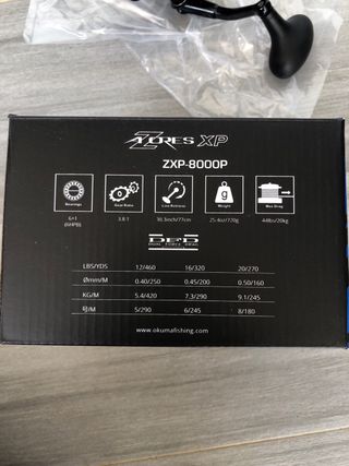 Carrete Okuma Azores XP ZXP-8000P