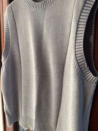 Camiseta sin mangas gris