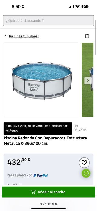 Piscina Bestway 366x100 + robot limpiafondos