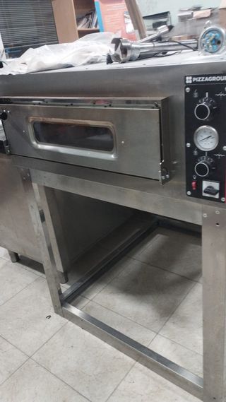 Horno Pizza Eléctrico con Soporte y Utensilios