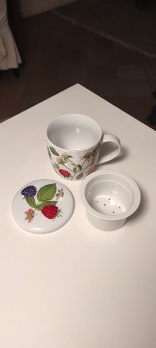 Tazza tisaniera con coperchio