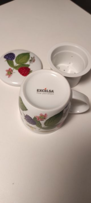 Tazza tisaniera con coperchio