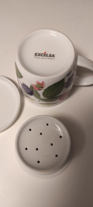 Tazza tisaniera con coperchio
