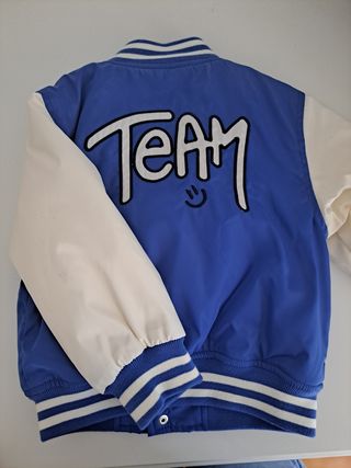 Bomber Blukids blu e bianco taglia 80