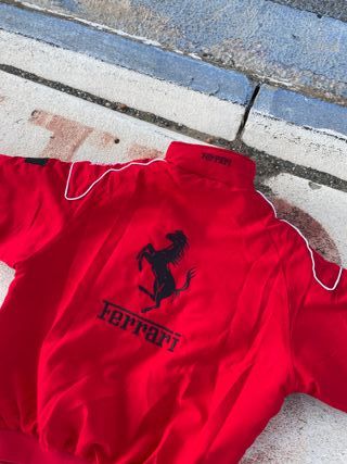 Chaqueta Ferrari Retro Roja Puma Vintage Bordada