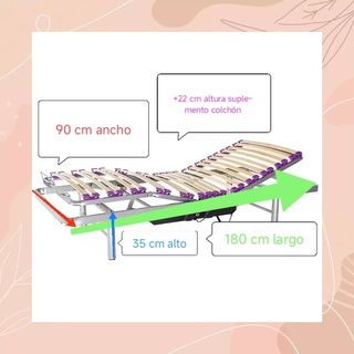 Habitación completa con Cama articulada eléctrica