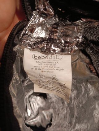 Porta biberón Bebe Due negro