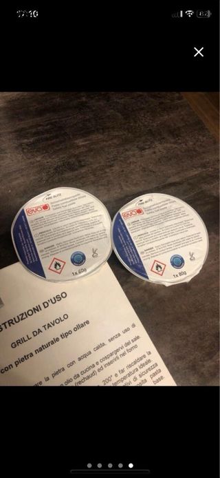 Grill da Tavolo Kasanova Pietra Rettangolare