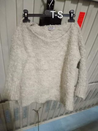 Jersey de mujer beige