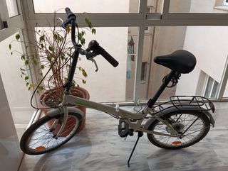 Bicicleta Plegable 20 Blanca