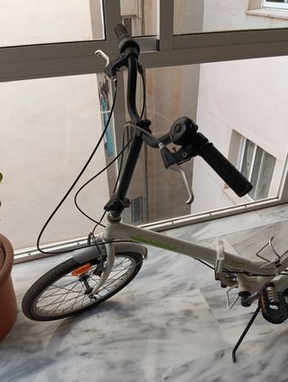 Bicicleta Plegable 20 Blanca
