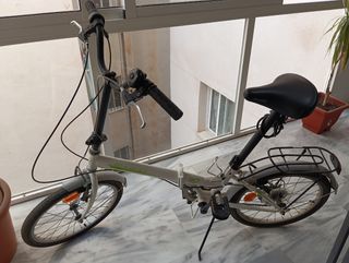 Bicicleta Plegable 20 Blanca