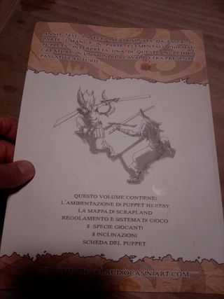 Paper Heresy Artbook Gioco di Ruolo