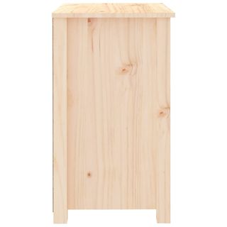 vidaXL Mesitas de noche 2 uds madera maciza
