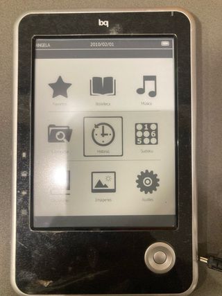 Ebook bq gris y negro
